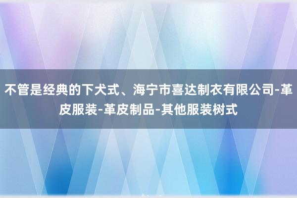 不管是经典的下犬式、海宁市喜达制衣有限公司-革皮服装-革皮制品-其他服装树式